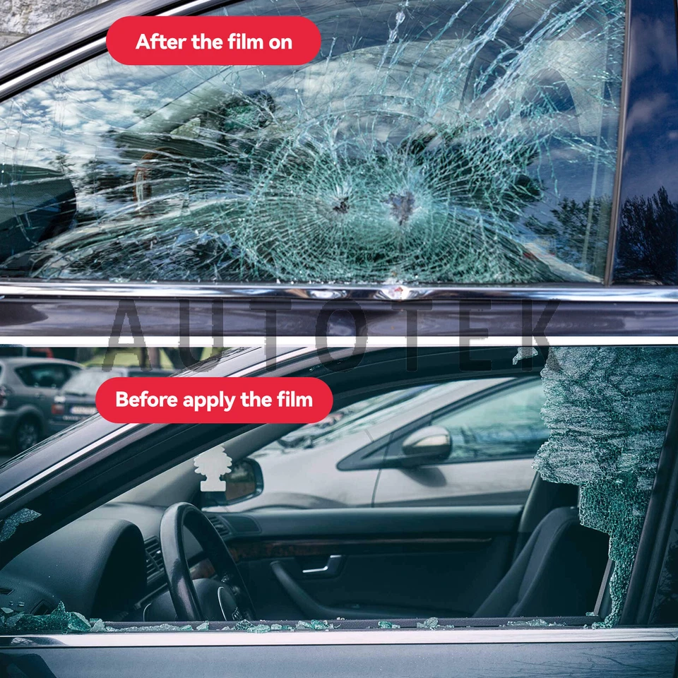 Película precortada en todos los lados + ventana trasera cualquier tono % para todos los Jeep Wrangler Foto 4 de 4