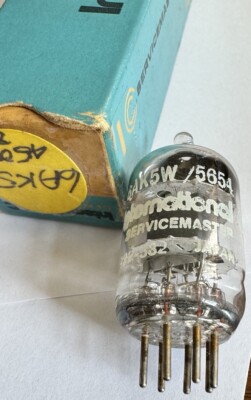 NOS IEC Mullard  6AK5 5654 Audio tube ef95 / matsushita mullard tooling