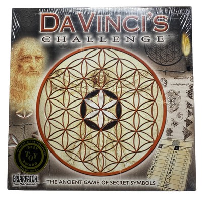 Da Vinci's Challenge Board Game Best Toy Award Gold Seal Davinci's 2004 Sealed