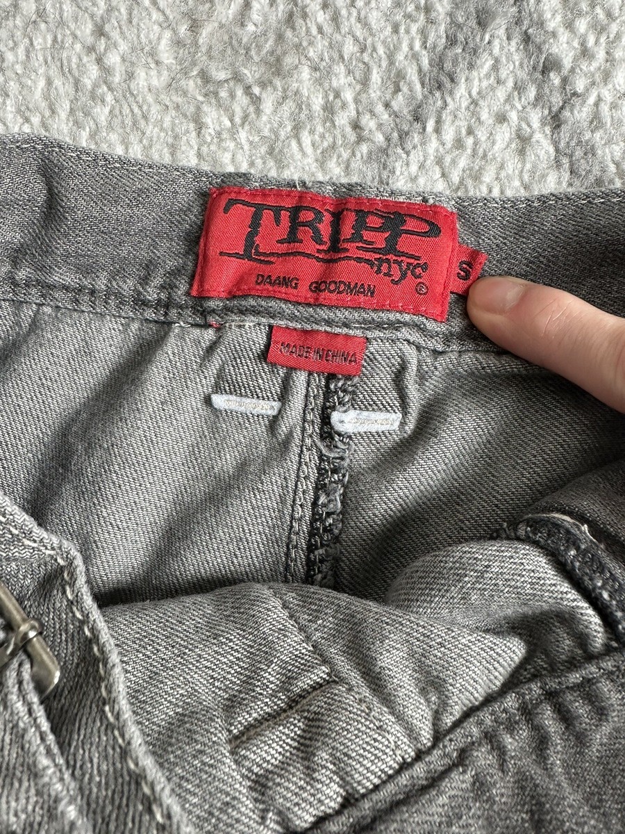 パンツ LGB black stripe cropped trousers Y2K LGB black stripe cropped trousers Y2K