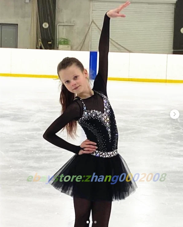 Black skating dress sales