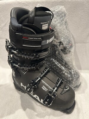 Head Advant edge 125 Ski Boots Men s Size 25/25.5 Alpine Black Downhill Kore 305