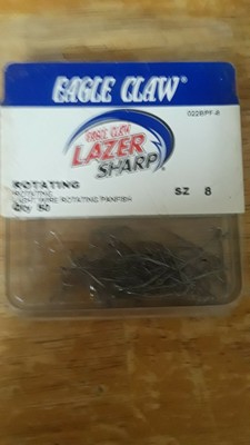 Eagle Claw Razor Sharp Fish Hooks 6/50