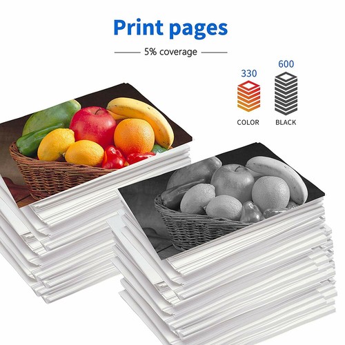 63 XL Ink Cartridge B/C New Chip for HP Envy 4512 4520 Officejet 5255 5258 3830 - Picture 2 of 13