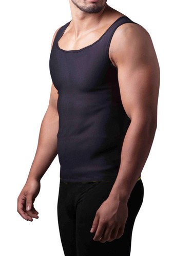 CANOTTA UOMO SHAPERS FASCIA INSTANT TRAINING MAGLIA DIMAGRANTE PALESTRA - Imagen 5 de 6