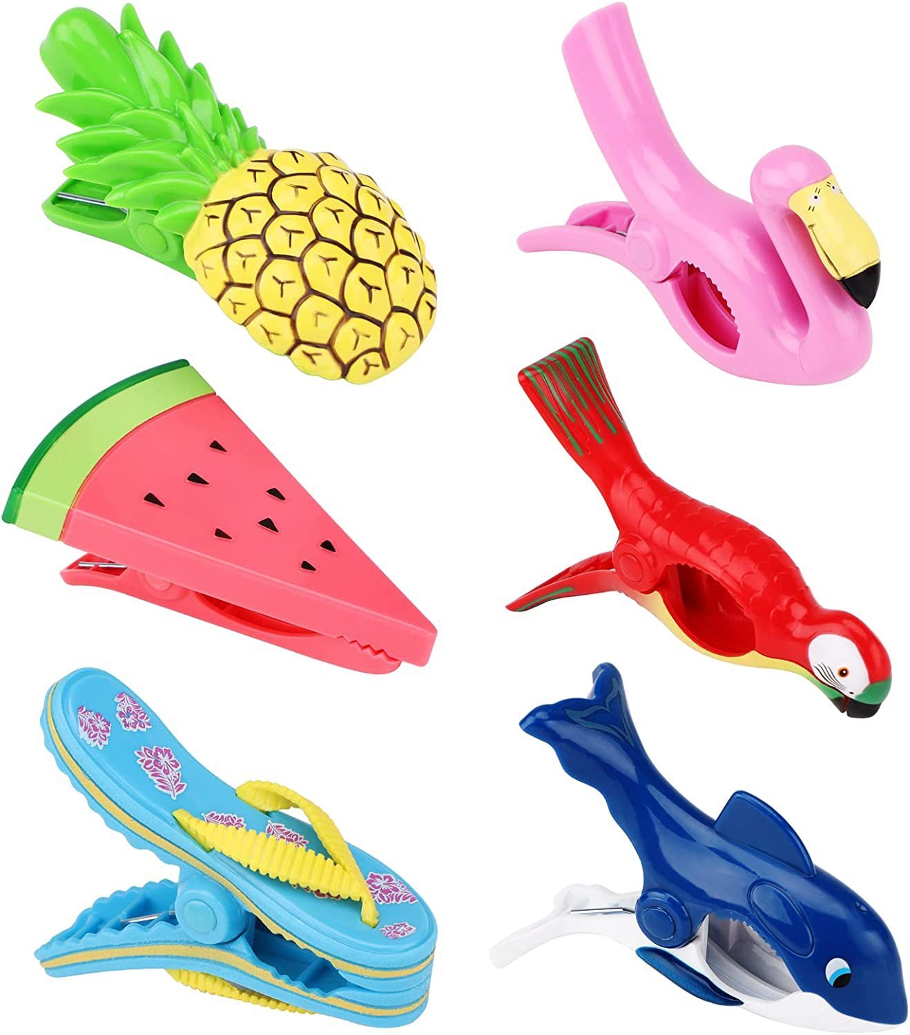 Plastic Sun Lounger Beach Towel Wind Large Clip Sunbed Pegs Fun Pool