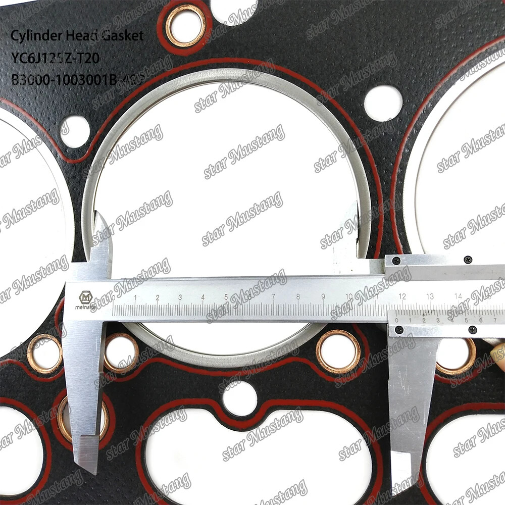 YC6J125Z-T20 Cylinder Head Gasket B3000-1003001B-497 For YC6J125Z-T20 Cylinder Head Gasket B3000-1003001B-497 For