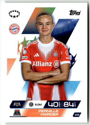 Topps Match Attax CL Extra 2025-26 No. 155 Pernille Harder