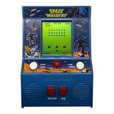 Vintage Space Invaders Electronic Mini-Arcade Handheld Game By Taito - Working