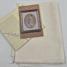 Lavender  Lace The Bride Counted Cross Stitch Pattern, Cloth 28 Ct Wedding Gift