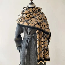 Luxury Scarf Women Winter Shawl Warm Neckerchief Thick Blanket Bandana New Scarf