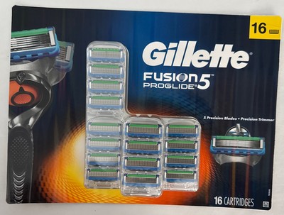 Gillette Fusion 5 Proglide Razor Refill 16 Cartridges