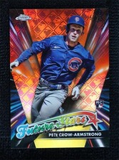 2024 Chrome Logofractor Edition Orange Refractor 25/25 Pete Crow-Armstrong 03wt