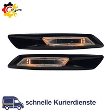 2X LED Seitenblinker Blinkleuchte Schwarz für BMW 5er F10 F11 2010-2013