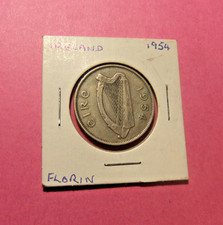 1954 Ireland / Eire 1 FLORIN Coin - Circulated