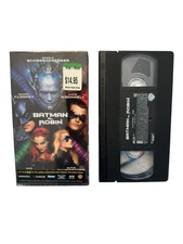 Batman & Robin VHS 1997 Superhero Action Original Release Warner Bros