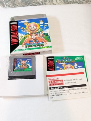NIB Virtual Boy Mario Tennis Japanese Version Nintendo Import