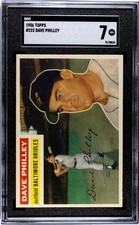 1956 Topps Dave Philley #222 SGC 7