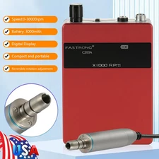 Dental Portable Polishing Machine Brushless Micromotor w/ Digital Display Red