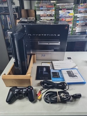 PlayStation 3 PS3 Fat Console CBEH1000 Backwards Compatible w/ Box Tested Works