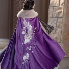 Hanfu Cloak Women Chinese New Year Winter Hanfu Cape Christmas Cosplay Costume