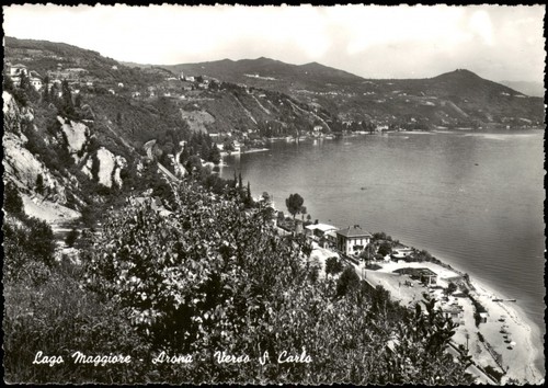 Ansichtskarte Locarno Lago Maggiore Arona Versa S. Carlo 1960 - Picture 2 of 3