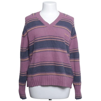 Iets Frans, Strickpullover, Größe: XXS, Lila/Grau/Beige, Polyamid, Streifen #Jd4