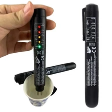 Professional Accurate Brake Fluid Tester Pen Car Auto Oil Moisture Liquid 5 LED