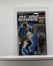 1988 Hasbro GI Joe Iron Grenadiers Destro Trooper 34 Back Carded MOC CAS 85