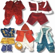 Vintage Teddy Ruxpin Outfits Lot- Pajamas, Santa, Beach,Christmas,Winter  Tapes