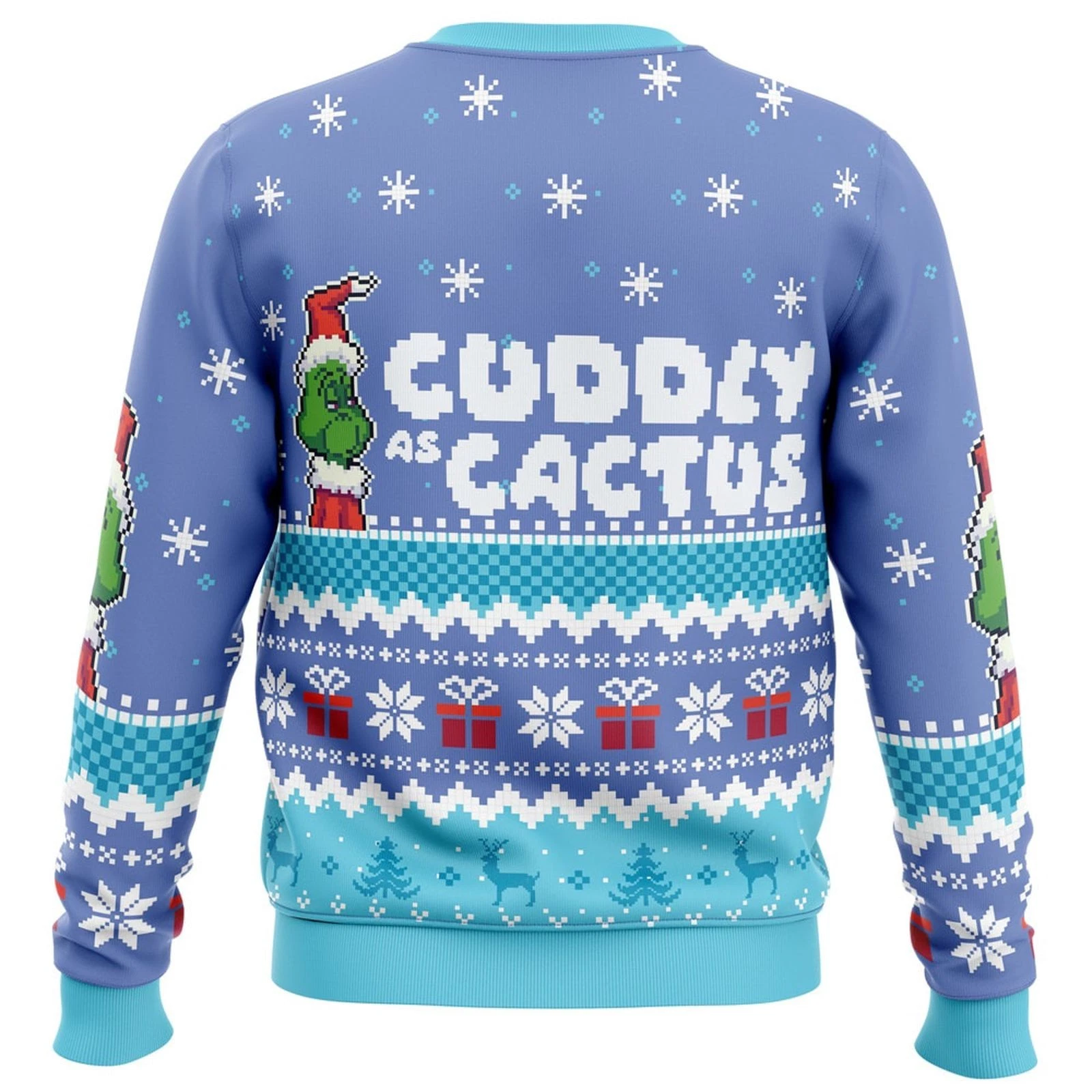 Cuddly Cactus funny character Ugly Christmas Sweater: Festive & Fun Holiday Attire