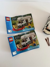 2014 LEGO City 60057 Camper Van Set w/ Manual NO CANOE/BOX/MINIFIGS