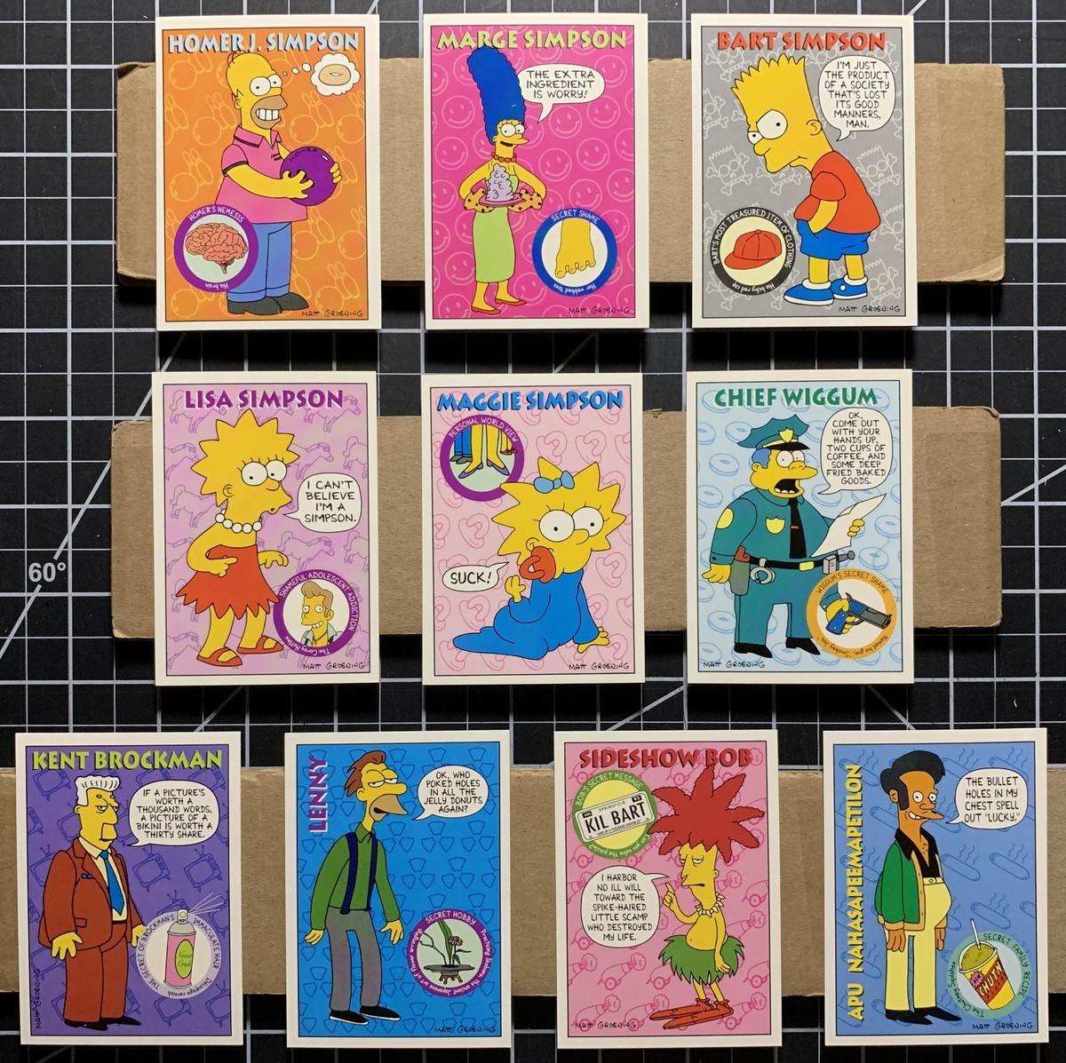 1993 Skybox Simpsons Series 1 - Complete Base Card Set of 80 | eBay