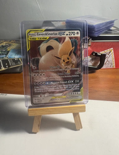 Eevee & Snorlax GX 120/181 Sm-Team Up Holo