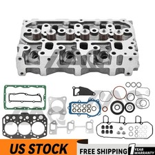 Complete Cylinder Head W/ Full Gasket Set For3tnm74 John Deere 1023e Tractor