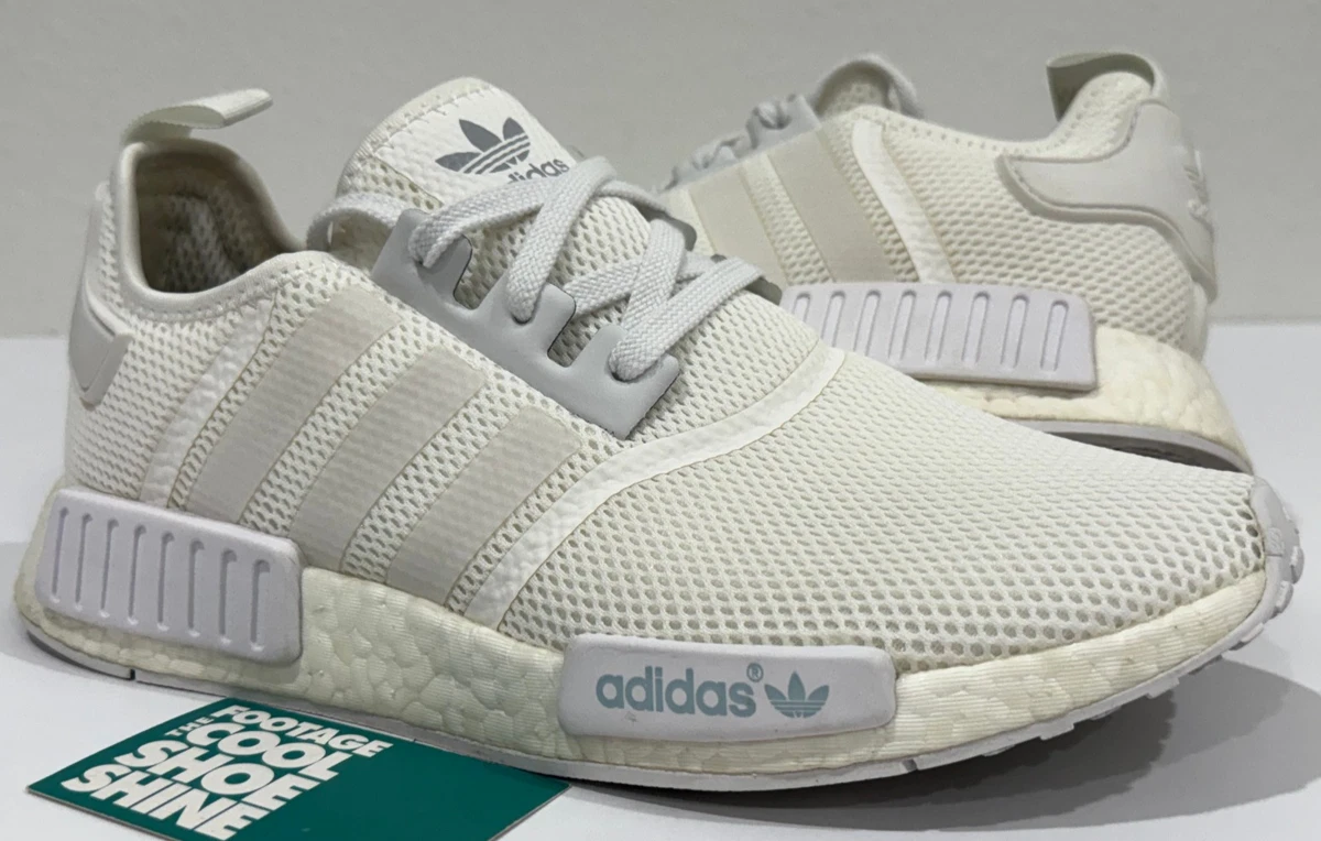 adidas gazelle silver green womens Shop White Mens NMD R1 Lace Up Sneakers – Shoebacca main image 0
