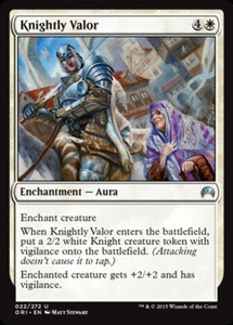 Knightly Valor (022/272) Magic Origins Uncommon