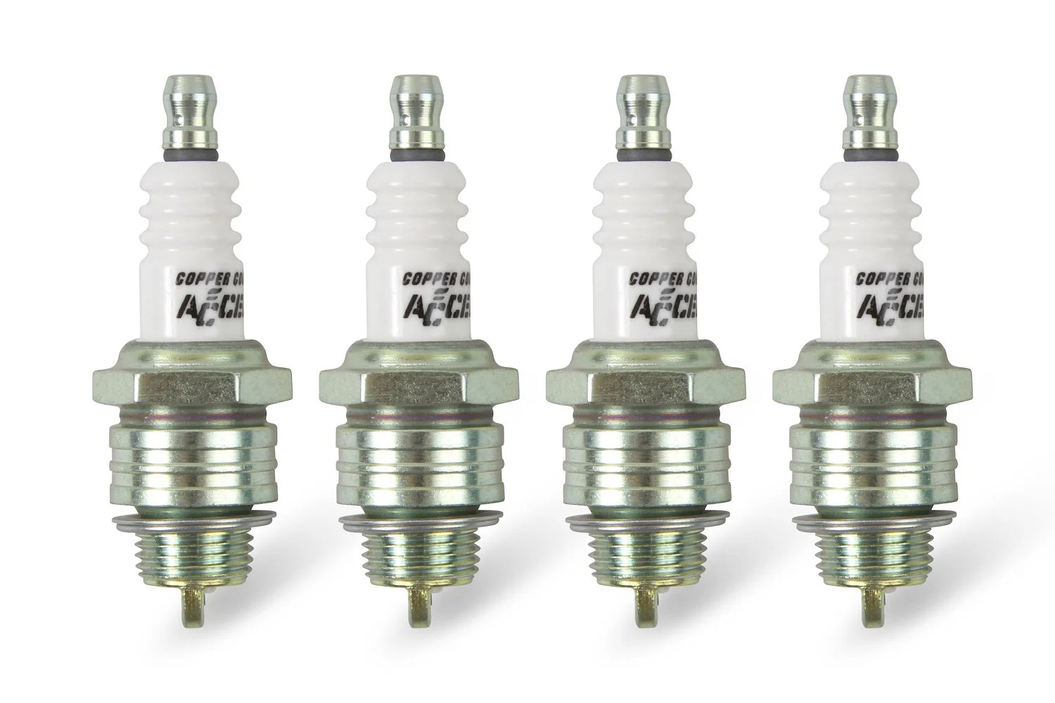Accel Spark Plugs 0437S-4 Copper Core Spark Plugs Shorty Design