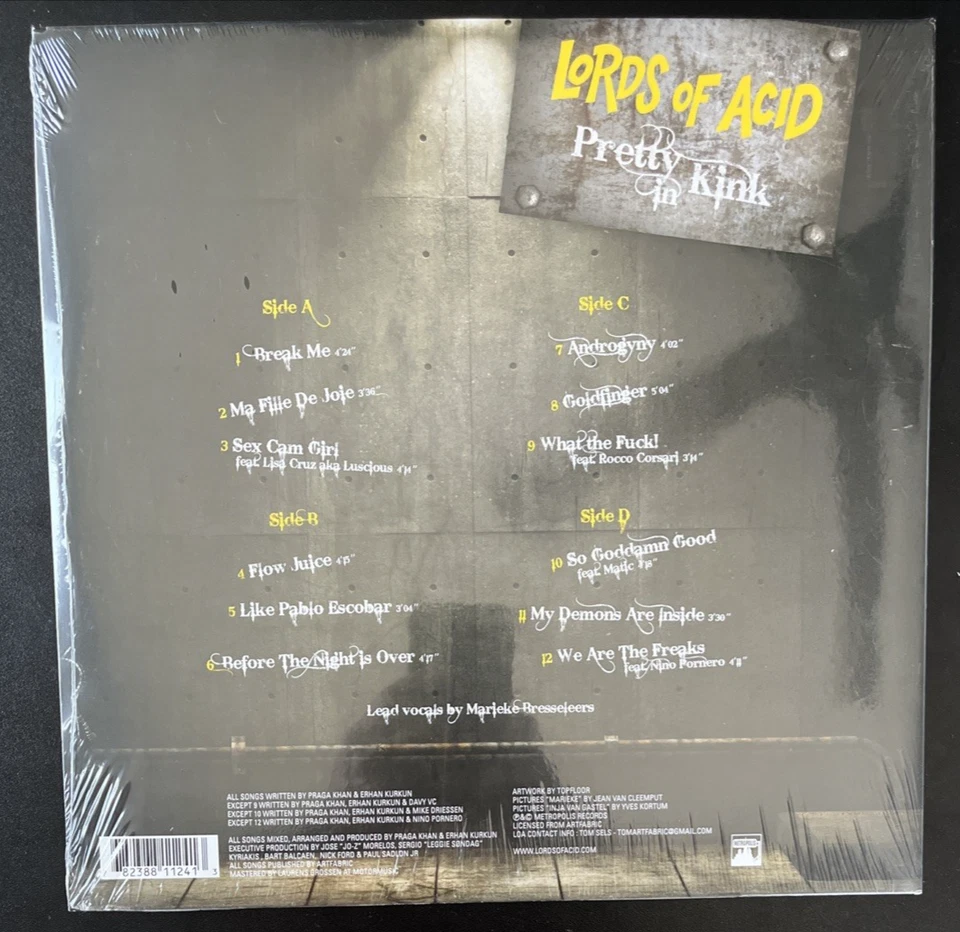 LORDS OF ACID PRETTY IN KINK VINYL 2LP LIMITED EDITION NEW SEALED MINT - Image 2 of 2
