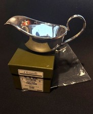 Christofle Vibrations Silver Plated Sauce Boat With Original Box Vintage 20th C