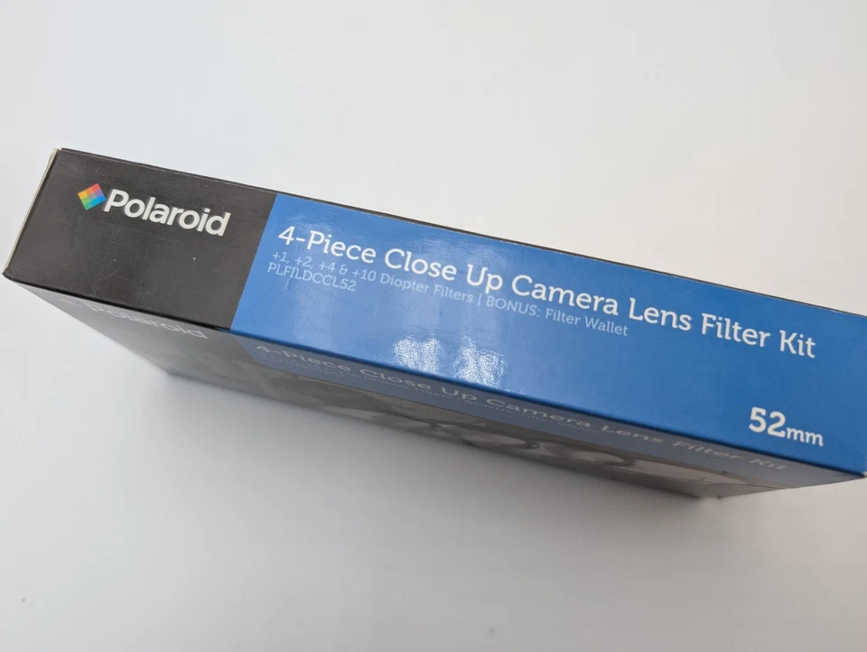 Polaroid 52mm 4-Piece Close Up Camera Lens Kit Diopter Filters +1 +2 +4 +10 NEW - Image 4 of 4