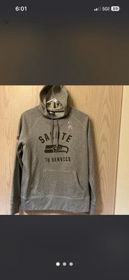 Nike Therma-Fit Seattle Seahawks Salute to Service Gray Sweatshirt L NFL