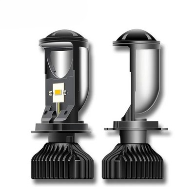 90W/Pair Lamp H4 LED Projector Lens Automobles Bulb 20000LM 4300K 6000K RHD LHD
