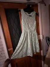 Mint Green Lace Dress Size 12 Worn Once