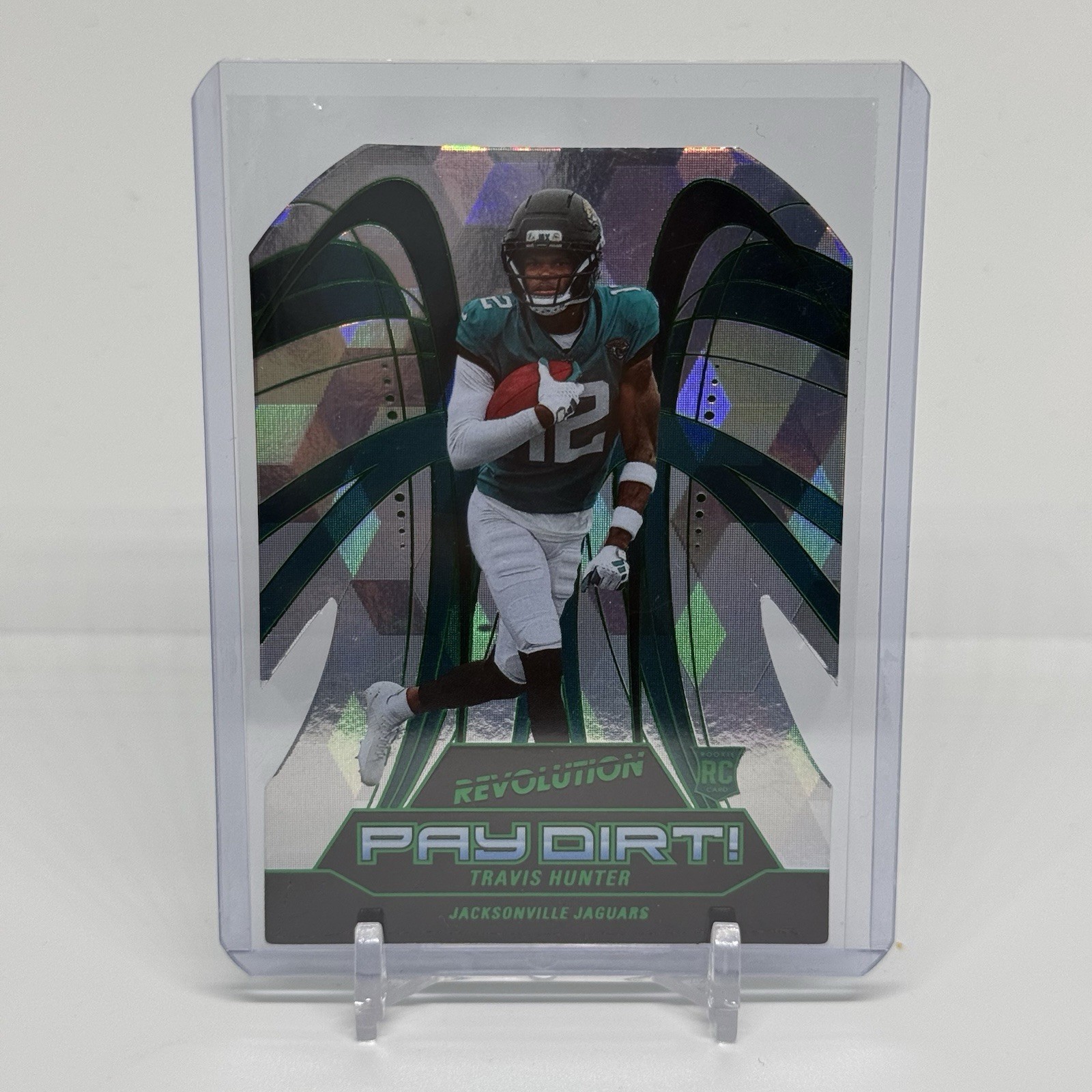 2025 Revolution Football Pay Dirt Cubic /10 Travis Hunter Jaguars RC