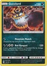 Pokemon Guzzlord - 136/236 - Holo Rare NM-Mint Cosmic Eclipse on eBay