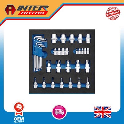 Draper Expert TX-STAR  Screwdriver Insert Bits and Keys in 1-2 Drawer EVA Inser