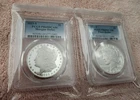 2023-S Proof $1 Morgan and Peace Silver Dollar 2pc Set PCGS PR69DCAM