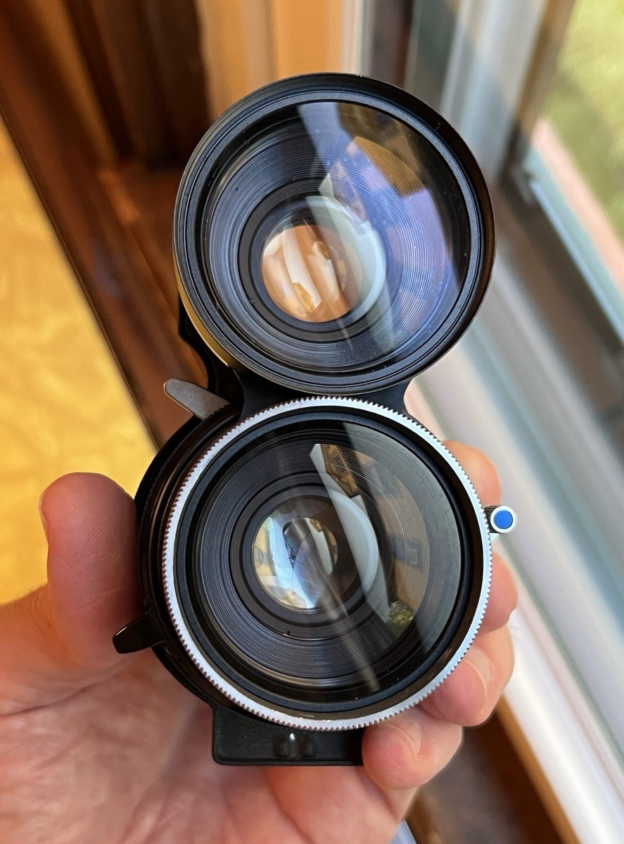 Mamiya Sekor 65mm f3.5 TLR Lens Blue Dot w/ Lens Caps *for C