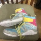 Xtreme Pro Apparel Wrestling Shoes Mens 10 Mesh Body Pink Yellow Baby Blue — photo 6